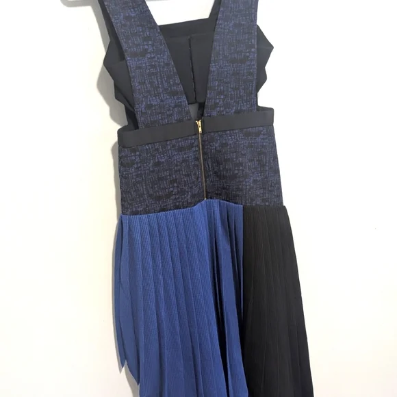 NWOT Self Portrait Sunray Pleated Midi Dress - Picture 6 of 7